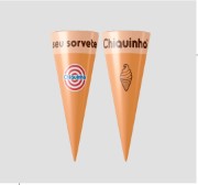 Cone de Casquinha Chiquinho - Caixa com 10.000un