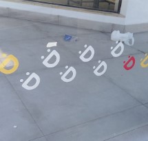 Faixa de Segurança para porta de vidro - 1 metro